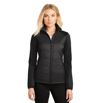 Port Authority® Women's Hybrid Soft Shell Jacket.