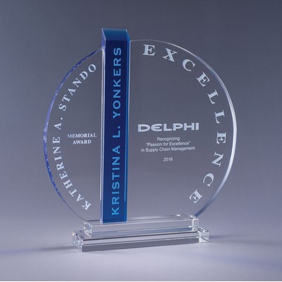 9.5" Forte Optic Crystal Award