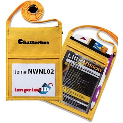 Yellow PREMIUM DOUBLE WINDOW POUCH