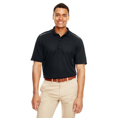 CORE365™ Men's Radiant Performance Piqué Polo w/Reflective Piping