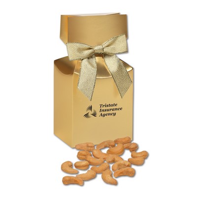 Gold Gift Box w/Extra Fancy Cashews