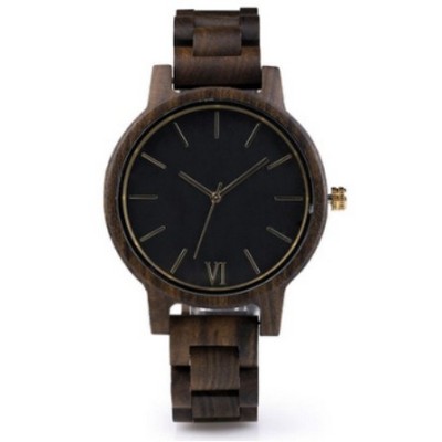 Zebra Wood Watch