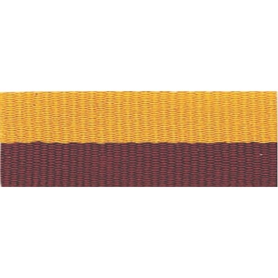 Maroon/Gold Neck Ribbon w/Snap Clip (1½")