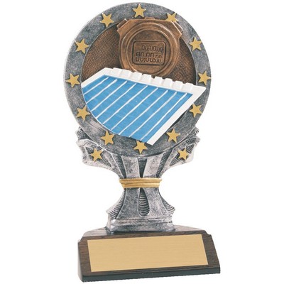 Swimming All Star Resin Award (6¼")