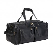 XLarge Leather Duffel w/Shoe Pocket