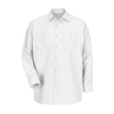 Red Kap Shirts - Men's Long Sleeve Industrial Work Shirt
