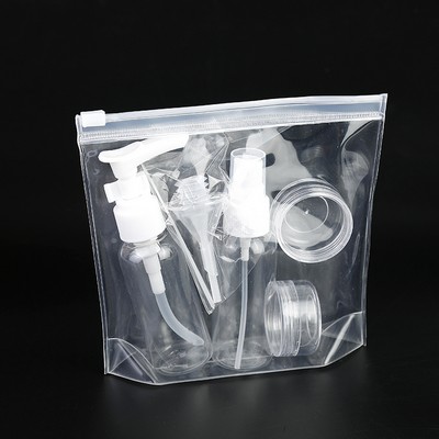 Cosmetic Travel Bottle Set With 2 Bottles And 2 Jars