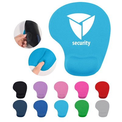 Silicone Mouse Pad w/Wrist Rest