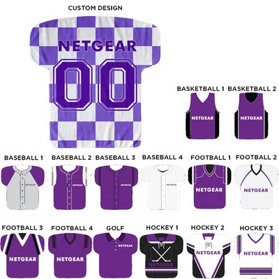 22" X 23" Jersey Shaped Fitness Towel