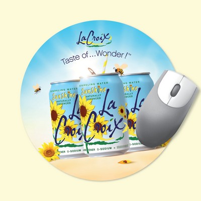 Vynex® Heavy Duty 8" Round x1/8" Hard Surface Mouse Pad