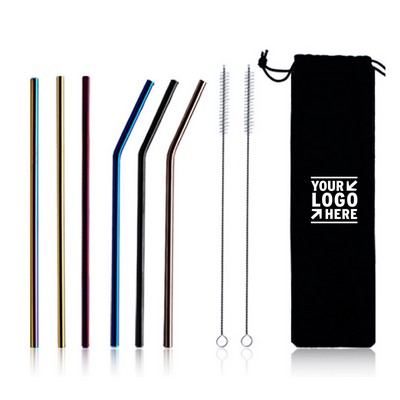 Stainless Steel Straws Set