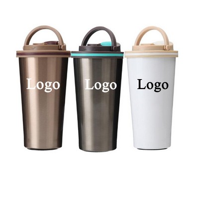 Hand-Held Stainless Steel Car Vacuum Coffee Cup