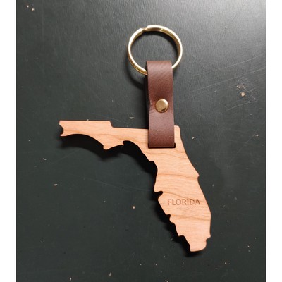 Hardwood State Keychains