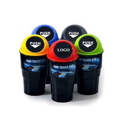 Compact Waste Bins - Vibrant Two-Tone Colors