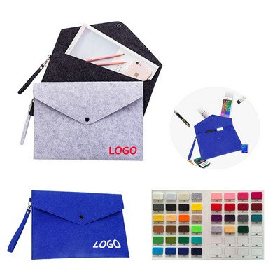 Felt Document File Bag