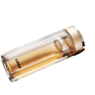 Crystal Glass Thermos Cup