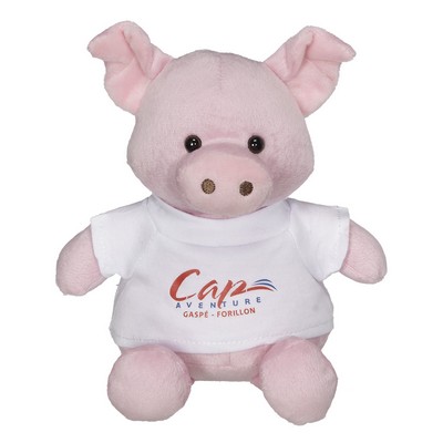 6" Mini Me Parker Pig w/T-Shirt