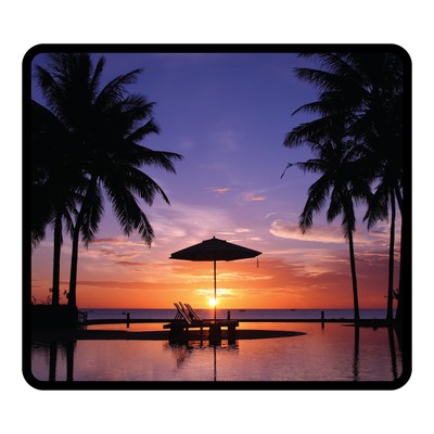 Gaming Mat with Fabric Surface & Stitched Edge (18"x16"x1/8")