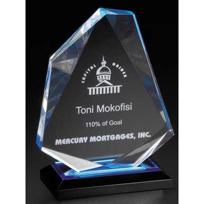 Impress Reflections Acrylic Diamond, Blue, Large (6-1/2" x 7-3/4")