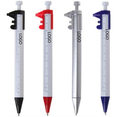 Precision Measuring Pen with Integrated Ruler