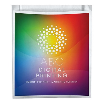 Digital Full Color Merchant 1-Sided Paper Bag with Gusset (12" x 13.5" x 2.5")