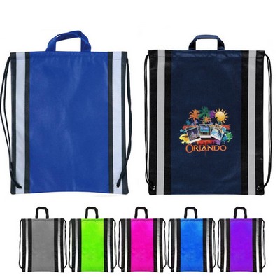 Reflective Drawstring Backpacks