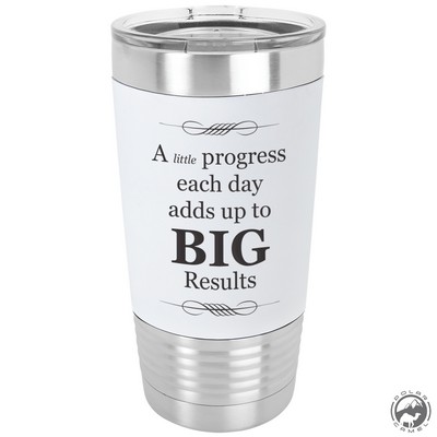 Polar Camel Tumbler with Silicone Grip (White)