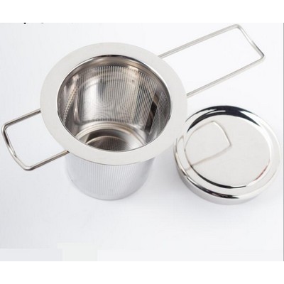 Folded Handles Stainless Steel Tea Infuser