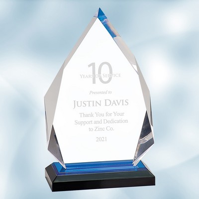 Blue Diamond Impress Acrylic Award (L)