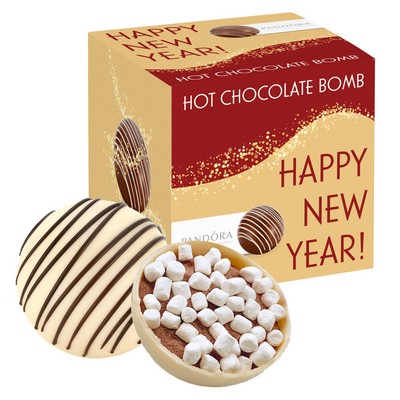 New Years Mega Hot Chocolate Bomb Gift Box - White Chocolate