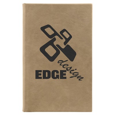 Leatherette Sketch Book with Unlined Notepad