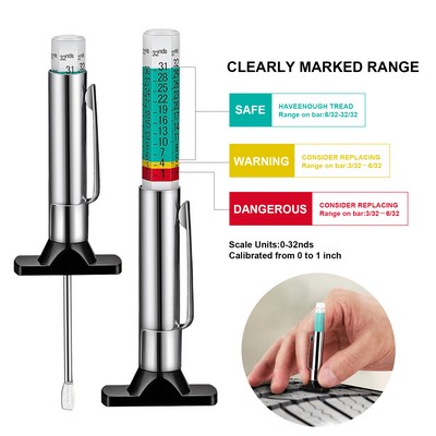Manual Tire Thea Depth Gauge