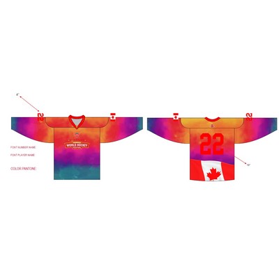 Ice Hockey Jerseys, Full Customization, Fully Sublimated and Cut and Sew/Tackle Twill/Embroidery