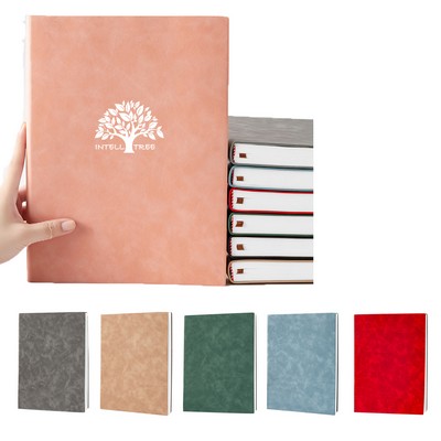 A4 Home Office Diary Sketchbook Leather Soft Cover