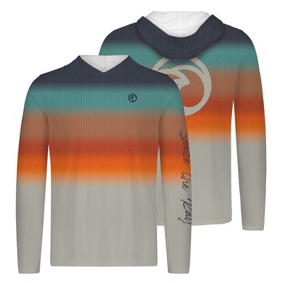 Men's Custom Cut and Sew Lightweight Hoodie