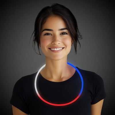 22" Red/White/Blue Superior Glow Necklace