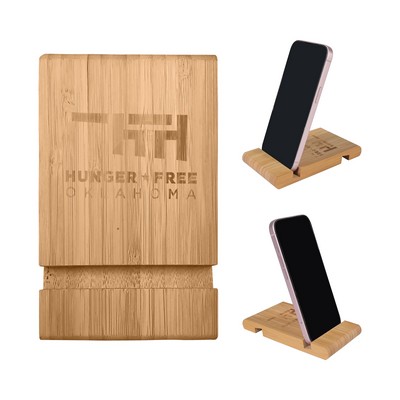 Bamboo Cell Phone Stand