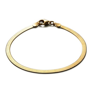 Jilco Inc. 14K Yellow Gold Herringbone Bracelet