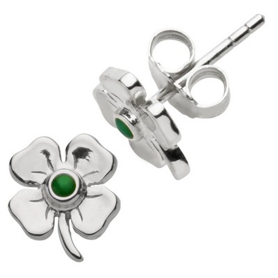 Jilco Inc. Sterling Silver Clover Earrings