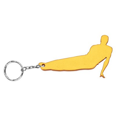Gymnastics Man Bottle Opener Keychain