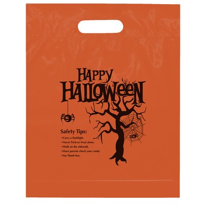 Happy Halloween - Die Cut Bags- Flexo Ink Print (12" x 15" x 3")