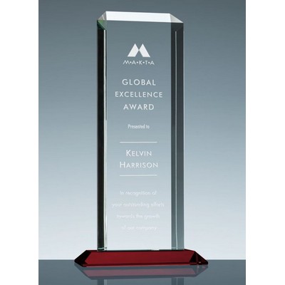 Apollo Award w/Red Base (5"x 11 3/4")