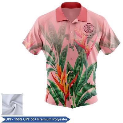 Unisex & Kids' Sublimation Hawaiian Shirt - UPF 50+ Premium