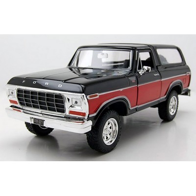 8.25" 1978 Black Ford Bronco Ranger XLT w/ Spare Tire Model