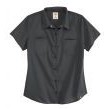 Dickie's® Women's Short Sleeve Industrial Work Shirt - Dark Charcoal Gray