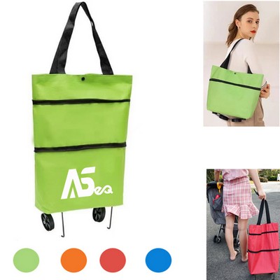 2" 1 Collapsible Shoulder / Shopping Wheeled Bag