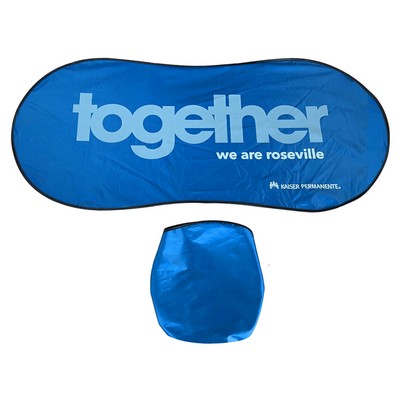 Single Panel Windshield Sun Shade W/Storage Pouch