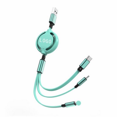 3-In-1 Data Cable Retractable