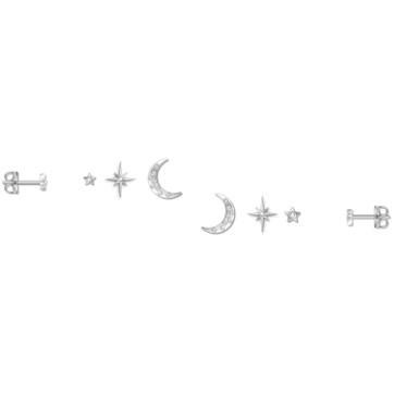 Olivia Burton® Celestial North Star & Moon Stainless Steel Earrings