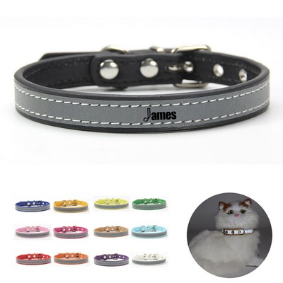 Christmas reflective positioning anti-lost pet collar